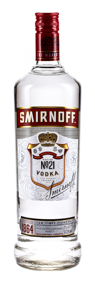 Label 100cl. Gustero Vodka 21 | online Red now Shop No. Smirnoff