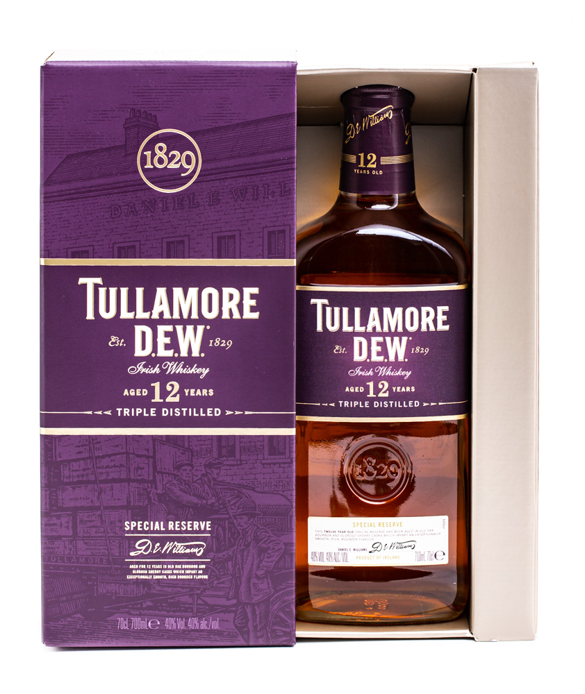 12 D.E.W. Tullamore Old Years Whisky online Shop Irish | now Gustero 70cl.