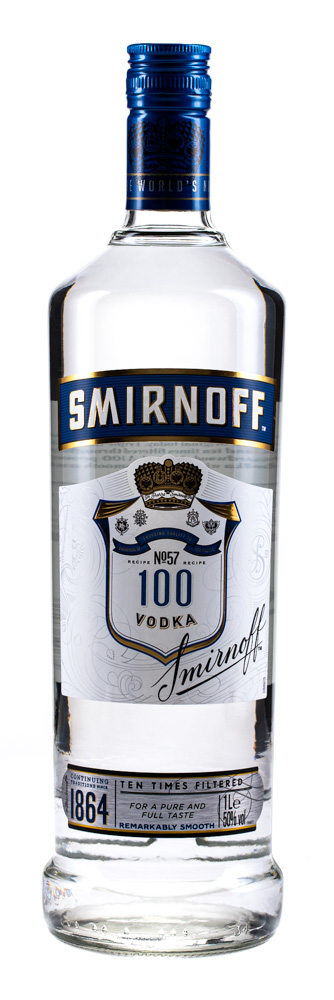 Smirnoff Blue Label No. 57 Vodka 100cl. Shop online now | Gustero