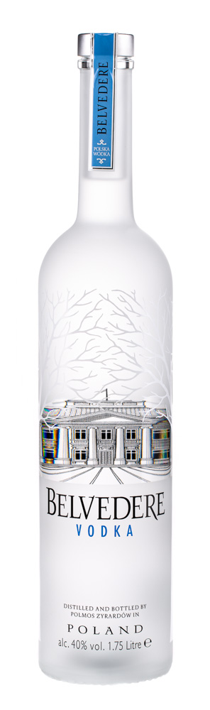 Belvedere Vodka Set 2 verres Mini Shot & 1 bouteille Pure - 40% - 7