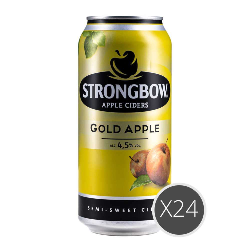 Strongbow Gold Apple Cider Dose 24x44cl. Jetzt kaufen. Gustero